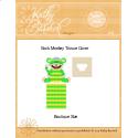 Pattern Leaflet, Sock Monkey Tissue Cover by KathyBarwickDesign