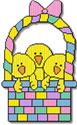 Pattern Leaflet, Basket Of Chicks by Crafts And More Store