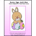 Pattern Leaflet, Bunny Eggs And A Bee by Crafts And More Store