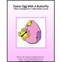 Easter Egg With A Butterfly