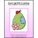 Easter Egg With A Ladybug