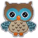 Pattern Leaflet, Brown Owl One Wall Hanging by Plastic Canvas Creations