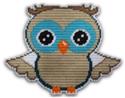 Pattern Leaflet, Brown Owl Two Wall Hanging by Plastic Canvas Creations