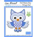 Owl Mates Boy Wings Out - Single Page Pattern