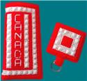 Pattern Leaflet, Canadian Eyeglass Case and Keychain Set by Dancing Dolphin Patterns