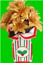 Pattern Leaflet, Christmas Holly Vase by Dancing Dolphin Patterns