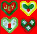 Pattern Leaflet, I Love Christmas Ornament Set by Dancing Dolphin Patterns