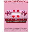 Pattern Leaflet, Valentine Delight Regular Tissue by Dancing Dolphin Patterns