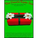 Pattern Leaflet, White Poinsettia Regular Tissue by Dancing Dolphin Patterns