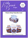 Pattern Leaflet, Phoenix Rising Tissue Box Cover by KathyBarwickDesign