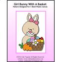 Pattern Leaflet, Girl Bunny With A Basket by Crafts And More Store