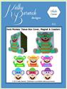 Pattern Leaflet, Sock Monkey Tissue Cover, Magnet & Coasters by KathyBarwickDesign