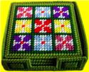 Pattern Leaflet, Flower Garden Coaster Set by Dancing Dolphin Patterns