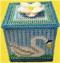 Pattern Leaflet, Graceful Swan Trinket Box by Dancing Dolphin Patterns