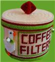 Pattern Leaflet, Nifty Coffee Filter Canister by Dancing Dolphin Patterns