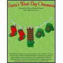 Pattern Leaflet, Santa's Wash Day Ornaments by Dancing Dolphin Patterns