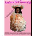 Pattern Leaflet, Southern Bell Tissue Doll by Dancing Dolphin Patterns