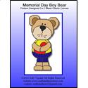 Pattern Leaflet, Memorial Day Boy Bear by Crafts And More Store