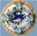 Pattern Leaflet, Blue Fantasy Door Wreath by Dancing Dolphin Patterns