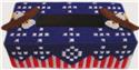 Pattern Leaflet, Let's Celebrate the 4th Regular Tissue by Dancing Dolphin Patterns