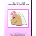 Girl Horse Head