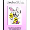 Pattern Leaflet, Happy Bunny and Chicks by Crafts And More Store