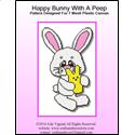 Pattern Leaflet, Happy Bunny With A Peep by Crafts And More Store