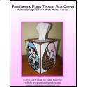 Pattern Leaflet, Patchwork Eggs Tissue Box Cover by Crafts And More Store