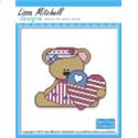 Janie Bear with Heart Wall Hanging