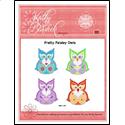 Pattern Leaflet, Pretty Paisley Owls by KathyBarwickDesign