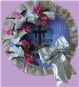 Pattern Leaflet, He is Risen Door Wreath by Dancing Dolphin Patterns