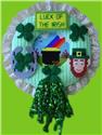 Pattern Leaflet, Luck of the Irish Door Wreath by Dancing Dolphin Patterns
