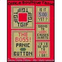 Pattern Leaflet, Office Boutique Tissue by Dancing Dolphin Patterns