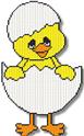 Pattern Leaflet, Easter Chick In An Egg by Crafts And More Store
