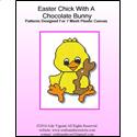Pattern Leaflet, Easter Chick With A Chocolate Bunny by Crafts And More Store