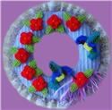 Pattern Leaflet, Hummingbird Delight Door Wreath by Dancing Dolphin Patterns