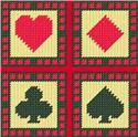 Pattern Leaflet, Lets Play Coaster Set by Dancing Dolphin Patterns