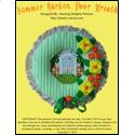 Pattern Leaflet, Summer Garden Door Wreath by Dancing Dolphin Patterns