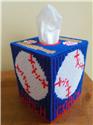 Pattern Leaflet, Baseball Coach Tissue Box Cover by Crafts And More Store