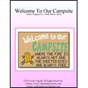 Plastic Canvas Patterns, Welcome To Our Campsite by Crafts And More Store
