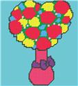 Pattern Leaflet, Heart Bouquet by Dancing Dolphin Patterns