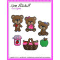 Pattern Leaflet, Beary Picnic Decor by Plastic Canvas Creations