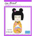 Pattern Leaflet, Cute Kokeshi Doll in Orange by Plastic Canvas Creations