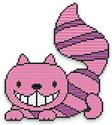 Pattern Leaflet, Alice & Friends - Cheshire Cat Wall Hanging by Plastic Canvas Creations