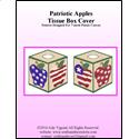 Patriotic Apples Tissue Box Cover