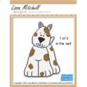 Pattern Leaflet, Puppy Love (Spotted) Wall Hanging by Plastic Canvas Creations