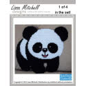 Pattern Leaflet, Cute Panda Wall Hanging by Plastic Canvas Creations