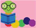 Pattern Leaflet, Billy the Book Worm by Dancing Dolphin Patterns