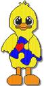 Pattern Leaflet, Autism Awareness Duck by Crafts And More Store