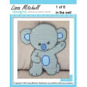 Pattern Leaflet, Baby Koala Bear, Alex - Wall Hanging by Plastic Canvas Creations